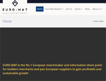 Tablet Screenshot of euro-mat.com